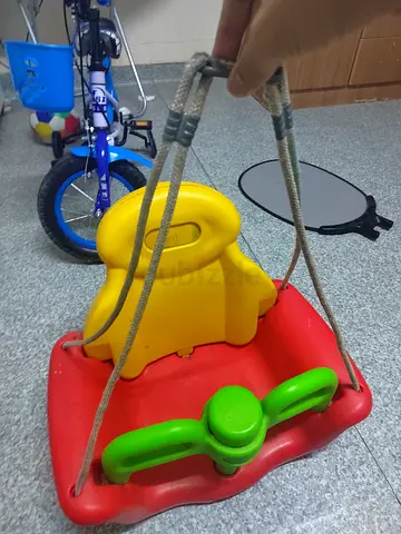 Plastic Baby Swing Seat with Safety Backrest