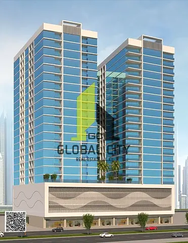 In the heart of Ajman, where dreams rise high 🌆 A 1BHK in Gulfa Towers waits—quiet, elegant, yours to call home.