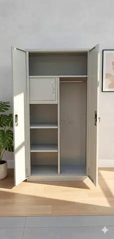 Brand new two door Steel cabinet with locker available