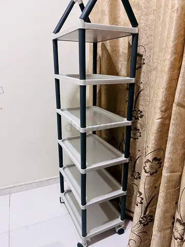 Multipurpose plastic foldable storage rack for dress