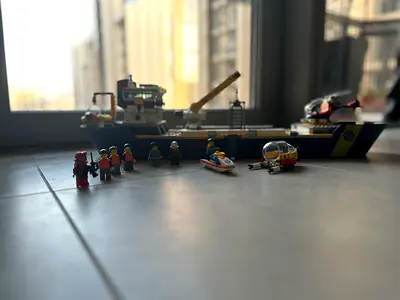 LEGO City rescue ship set 60266 (break down under request)