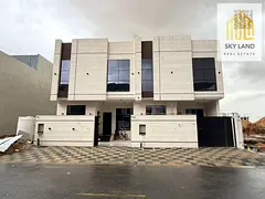 Modern two-story villa with a rooftop terrace for sale, including registration and ownership fees. F