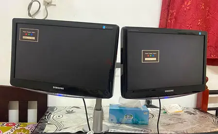 Urgent sale of samsung monitors with dual stand