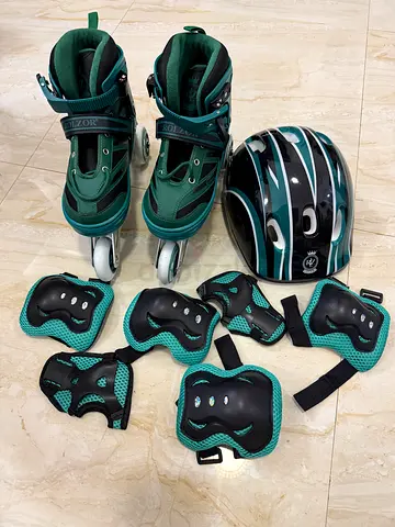 Rolzor 2-in-1 Inline Skates (Adjustable) - Size Adjustable Kids/Adults