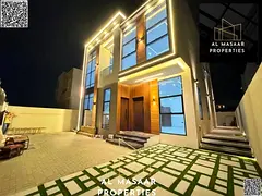 Own a villa with electricity and water included, prime location, 4 bedrooms with a large internal ya