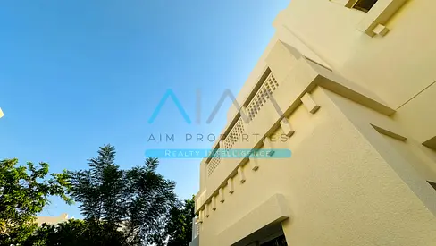 Upgraded 3BR Villa | Zulal 2 | Garden-Facing | Chevron Wood Flooring