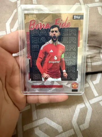 Bruno Fernandes Topps bona fide gold card