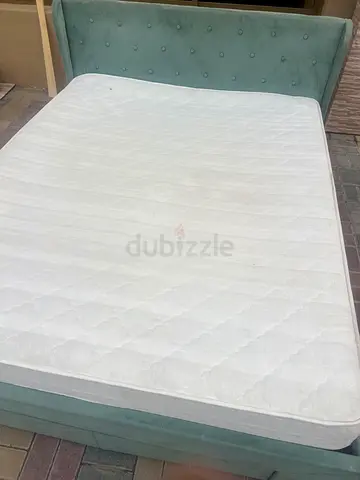 Double Bed with mattressStorage Drawer - Good Condition Price 380