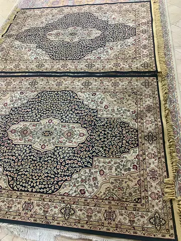 Two identical Persian rugs