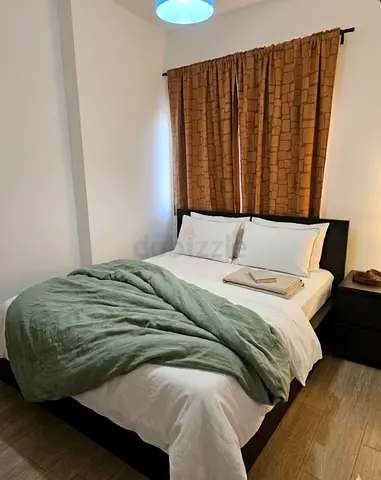 Double Bed Frame with Mattress and 4 storage boxes and Two Nightstands - Good Condition