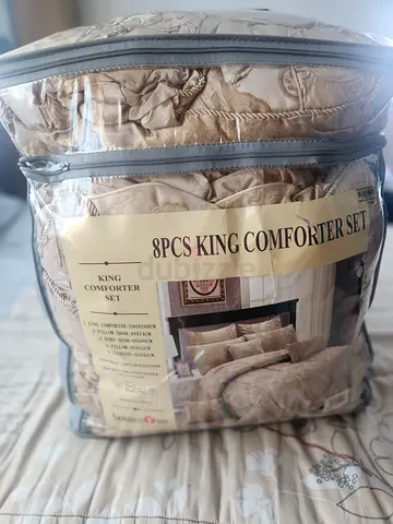 8 piece king comforter from HomeRUs.