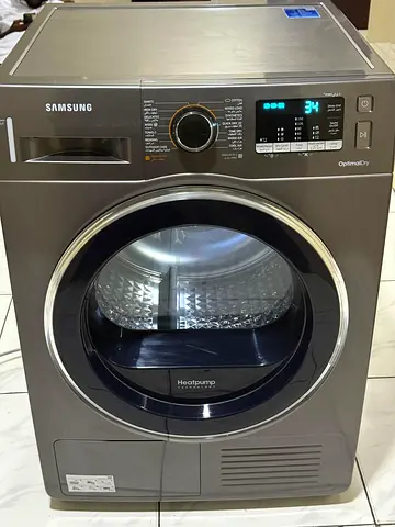Model Samsung Heat-Pump Dryer 9 kg Optimal Dry Inox Colour