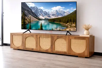 Rattan arc tv cansol for sale