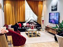 A distinctive apartment for rent in Style Tower, Al Taawun area. Two bedrooms and a spacious living 