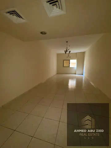 Spacious and elegant 2BR apartment with living room in Al Majaz, Sharjah, 4 baths, separate hall, master maid room, wardrobes, near Al Majaz Park, 4 p