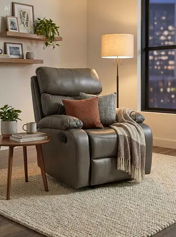 Recliner  Rocking Manual Sofa Contemporary Leather Recliner Single Recliner Sofa Home office 5137