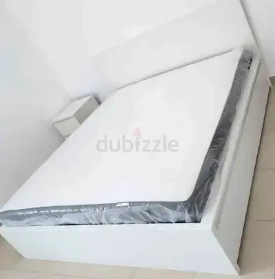 IKEA Malam queen size bed 160/200cm bed with 2 storage drawers underneath  and Ikea mattress is avai