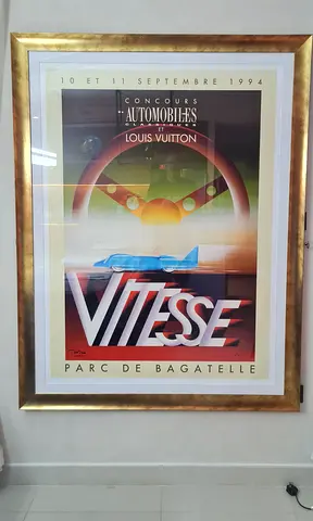 PRICE REDUCED!! Louis Vuitton By RAZZIA Concours 1994 Poster Large!