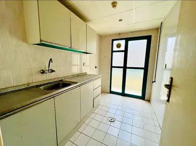 LAST OFFER TWO BEDROOM WITH ONE WASHROOM WITH SPLIT AC RENT IS ONLY 30k AL NAD QASMIYAH
