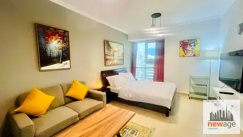 Fully Furnished Studio Apt. For RENT In JLT Cluster C Goldcrest Executive