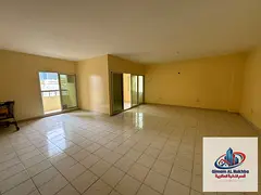 The most beautiful and largest 3-bedroom apartment with a living room in Sharjah, featuring 3 balcon