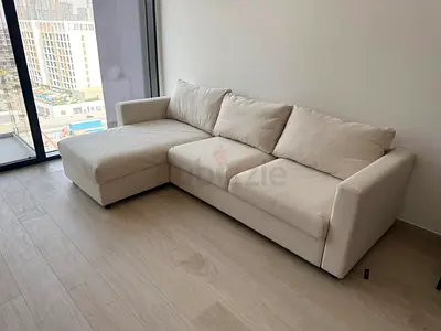 Perfect condition Ikea vimle lshape sofa bed with storage
