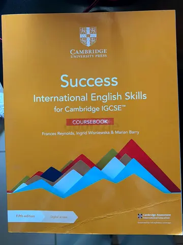 English IGCSE Textbook (Cambridge) for sale