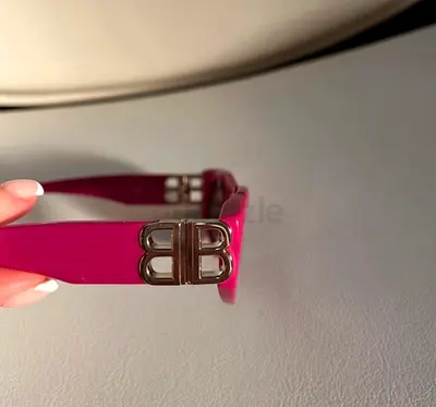 REAL AUTHENTIC Balenciaga Pink BB Logo Sunglasses