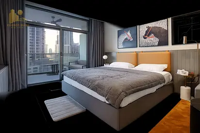 Luxury Fully Furnished Studio | Balcony | Prime Business Bay Location