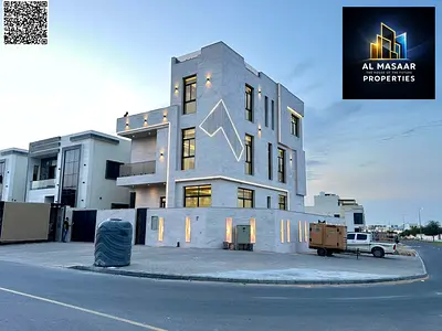 فيلا طابقين وروف بسعرشامل رسوم التسجيل التمليك في أرقي مناطق عجمان تملك حر لجميع الجنسيات