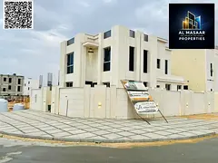 Luxury villa for sale on a corner lot with two street frontages – opposite Azha Mall