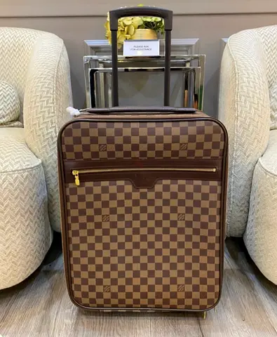 Authentic Louis Vuitton Pegase 45 Carry-On Trolley Suitcase with Retractable Handle