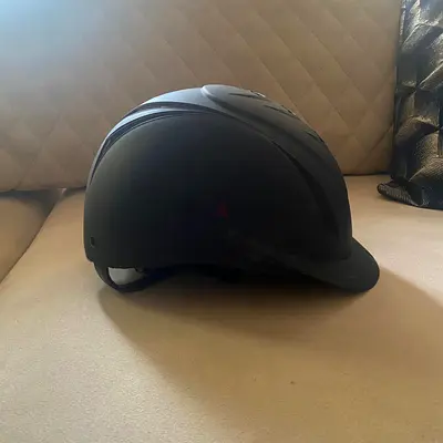 Black Equestrian Riding Helmet - Size Medium
