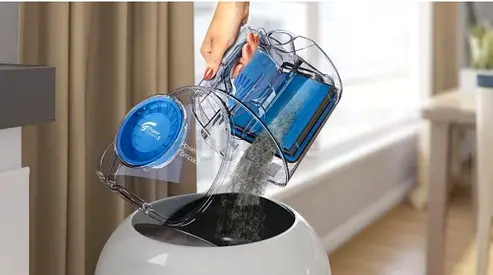 Robot Vacuum Dustbin and Roller Brush Assembly (Gently Used)