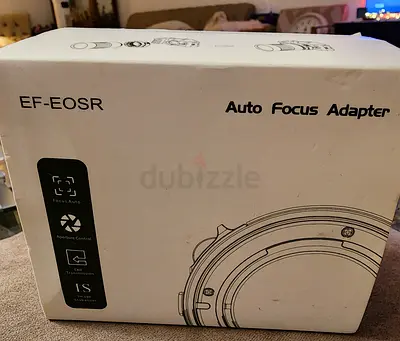 EF to EOS R Mount Adapter, EF/EF-S Lens to RF Mount Camera Autofocus Converter Ring