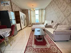 Furnished studio for rent in Orient Towers, Mina Street, near the fish market, with gym, swimming po