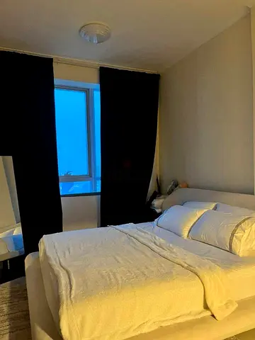 PAN HOMES bed w/mattress (SLIGHTLY USED)