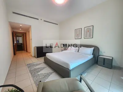 Luxury Furnished 1BR | Huge Balcony | Downtown View | Bay Square 9
