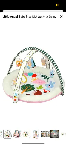 Little Angel Baby Play Mat Activity Gym With Lights  Music