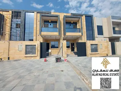 🔥 تاون هاوس للإيجار أول ساكن في الحليو عجمان 5 غرف ومجلس وصالة موقع مميز جداً 90 ألف قابل للتفاوض على 4 دفعات