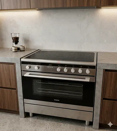 Siemens latest model HK9k9V850M/04 full electric ceramic 5 hobs stove oven fan cooking range 90x60