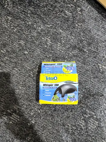Tetra Whisper 100 Aquarium Air Pump - New in Box