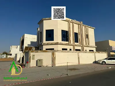 Luxury corner villa for sale in Al Zahia - exceptional location. A distinctive villa that combines spacious space and practical design. It is located