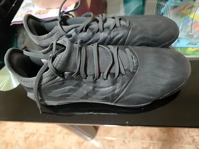 Used Adidas Grey Soccer/Football Shoes - Size Unknown