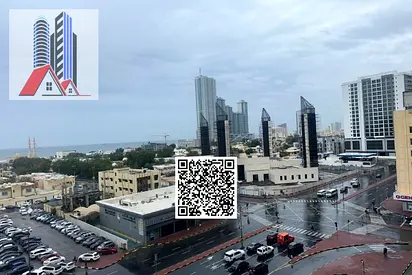 1 BHK for rent in Ajman One Tower Close Kitchen With Parking.