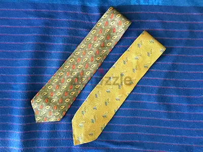 2 Original CALVIN KLEIN Classic Silk Ties