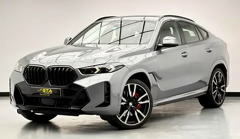 2025 BMW X6 xDrive40i M-Sport, Sept/2029 BMW Warranty + Service Pack, BMW Full Service History, GCC