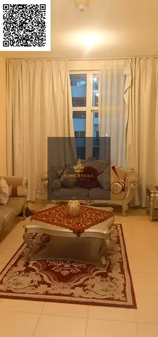 For Sale: 2 Bedroom Apartment in Ajman One Towers Size: 1,700 sq. ft. Currently rented with annual income of AED 39,000