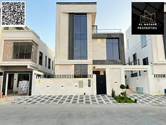 Luxury modern villa for sale, two floors and a roof, central air conditioning, high-end finishes, an