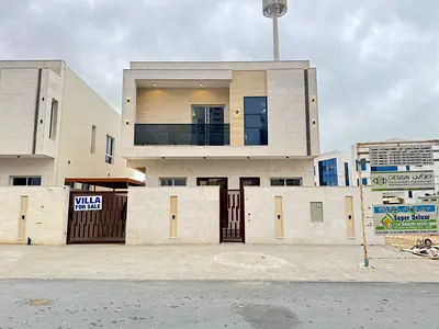 فيلا بسعر شامل رسوم التسجيل والتمليك على الشارع الرئيسي جاهزة للسكن في أرقي مناطق عجمان تملك حر لجميع الجنسيات بدون دفعة مقدمة. .